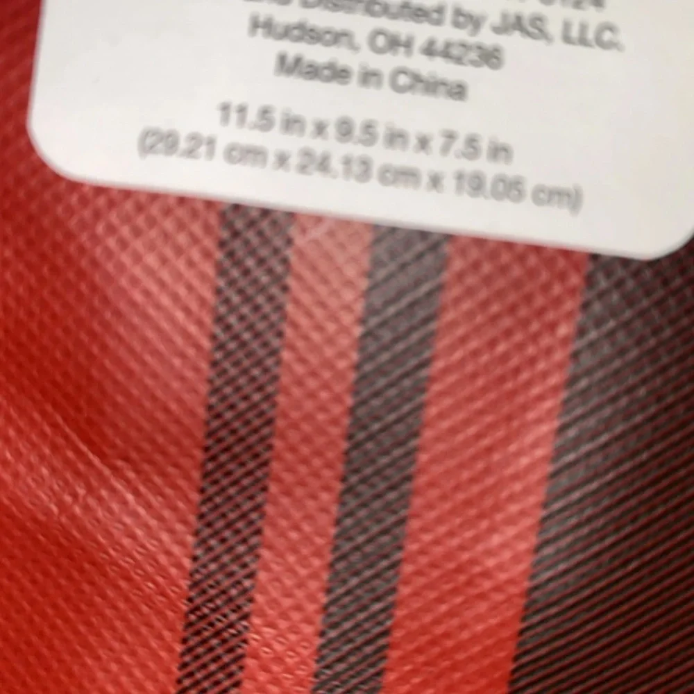 Reusable Tartan Plaid Holiday‎ Gift Bags Lot Of 3 New